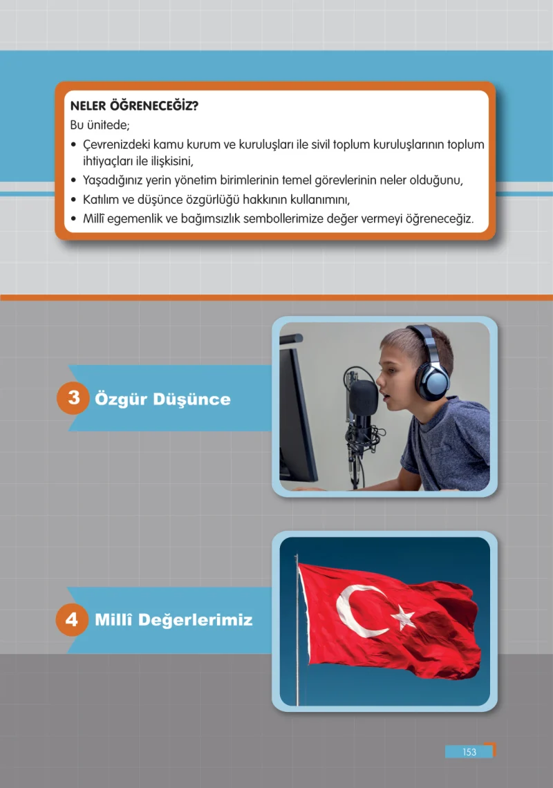 5. Sınıf Sosyal Bilgiler Ders Kitabı Cevapları E Kare Yayınları Sayfa 153