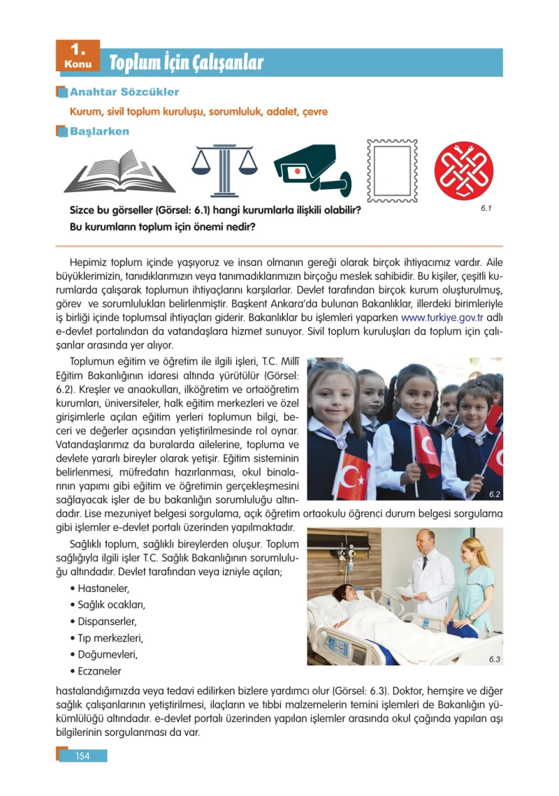 5. Sınıf Sosyal Bilgiler Ders Kitabı Cevapları E Kare Yayınları Sayfa 154
