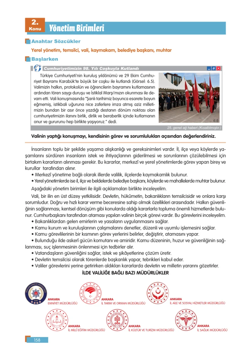 5. Sınıf Sosyal Bilgiler Ders Kitabı Cevapları E Kare Yayınları Sayfa 158