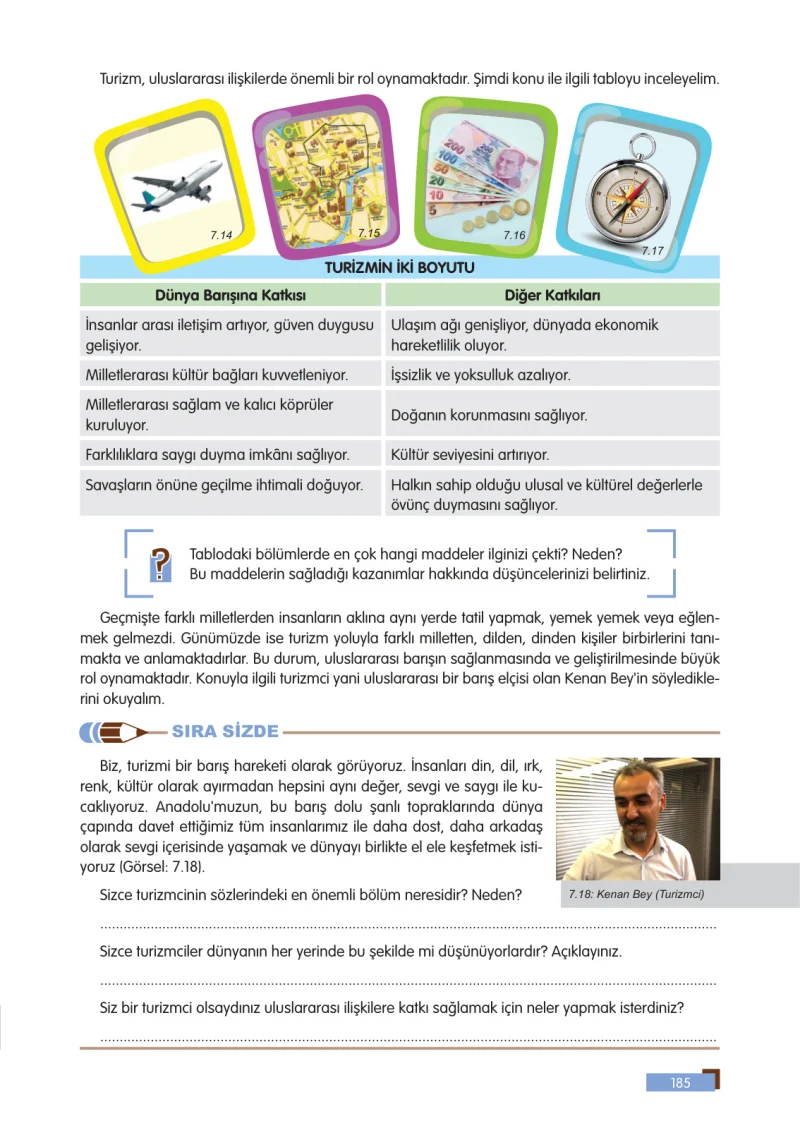 5. Sınıf Sosyal Bilgiler Ders Kitabı Cevapları E Kare Yayınları Sayfa 185