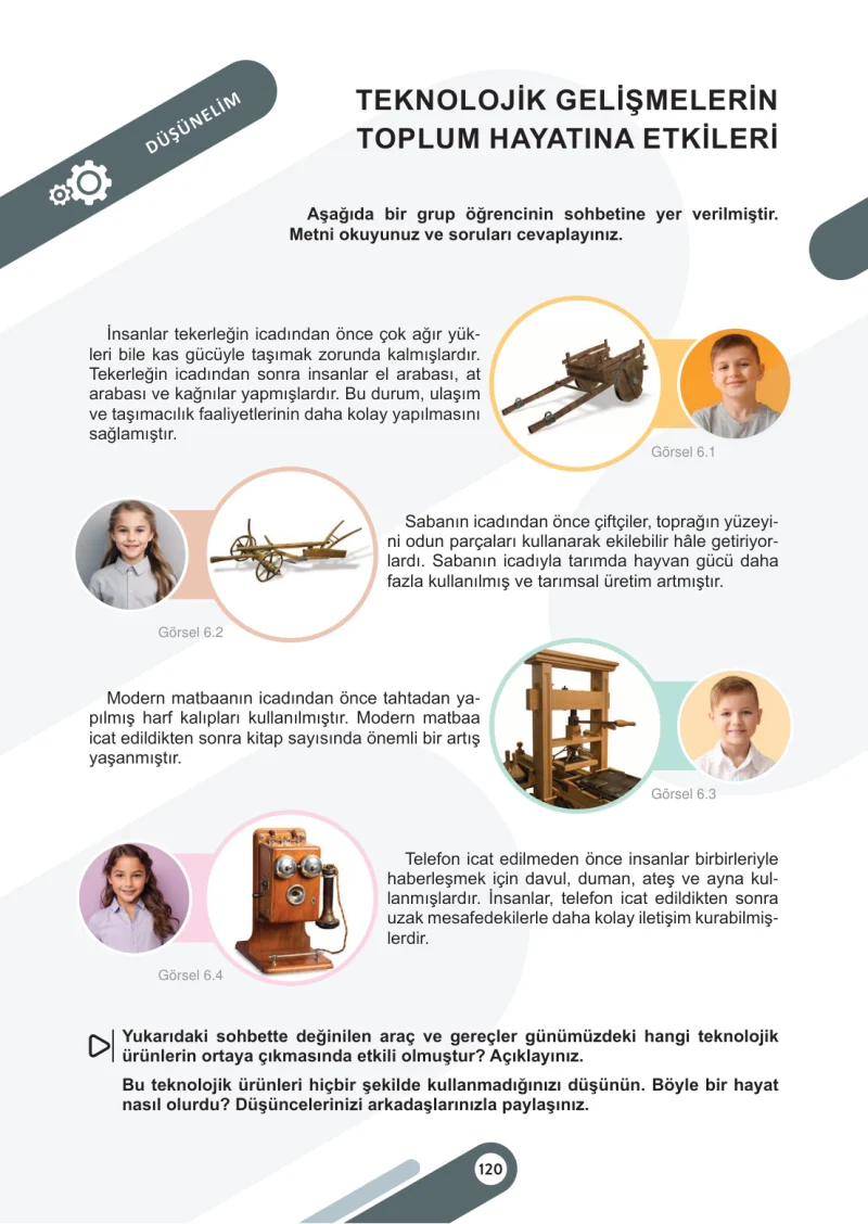 5. Sınıf Sosyal Bilgiler Ders Kitabı Cevapları Meb Yayınları 2. Kitap Sayfa 120
