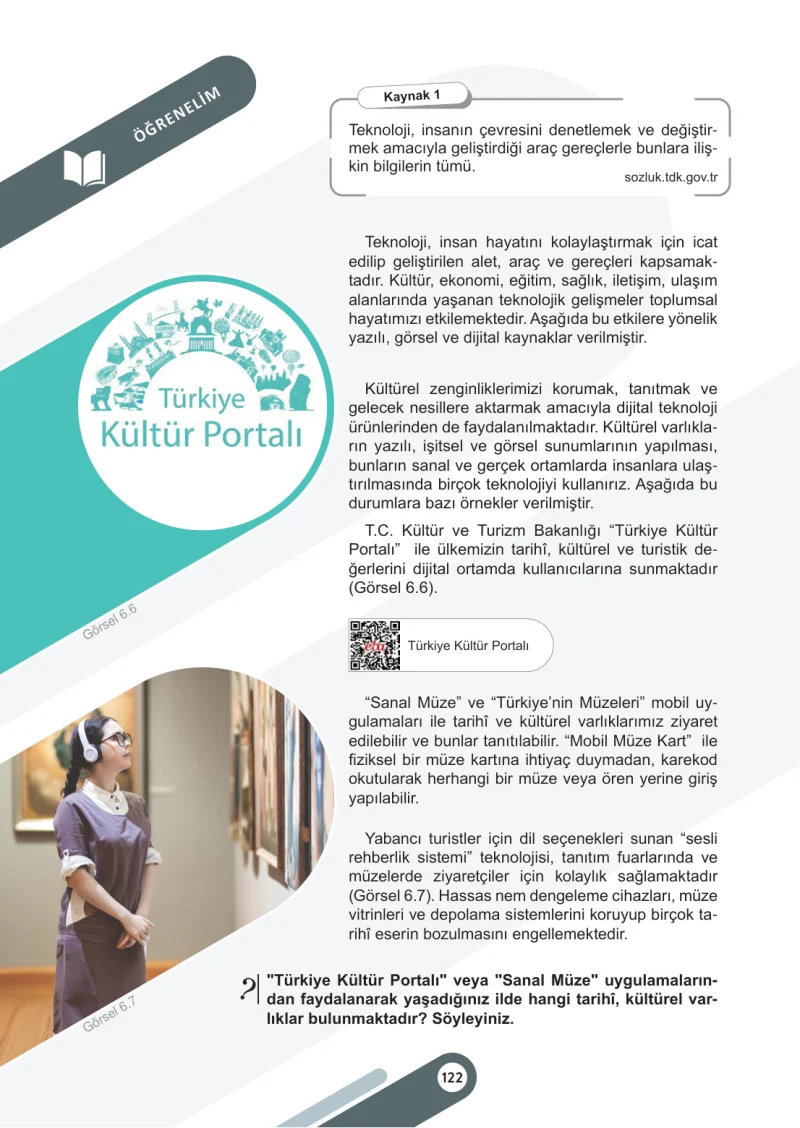 5. Sınıf Sosyal Bilgiler Ders Kitabı Cevapları Meb Yayınları 2. Kitap Sayfa 122