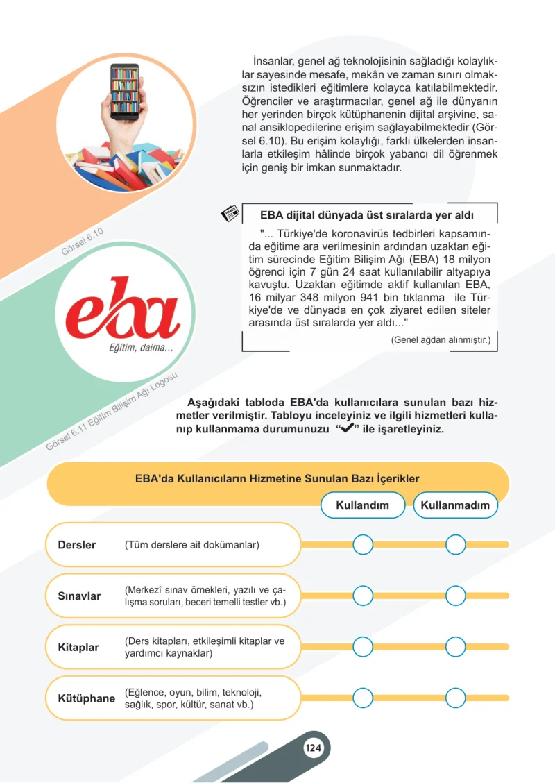 5. Sınıf Sosyal Bilgiler Ders Kitabı Cevapları Meb Yayınları 2. Kitap Sayfa 124