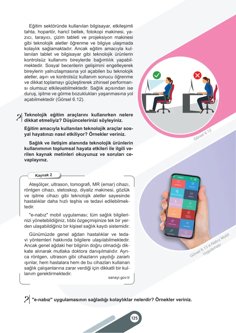 5. Sınıf Sosyal Bilgiler Ders Kitabı Cevapları Meb Yayınları 2. Kitap Sayfa 125