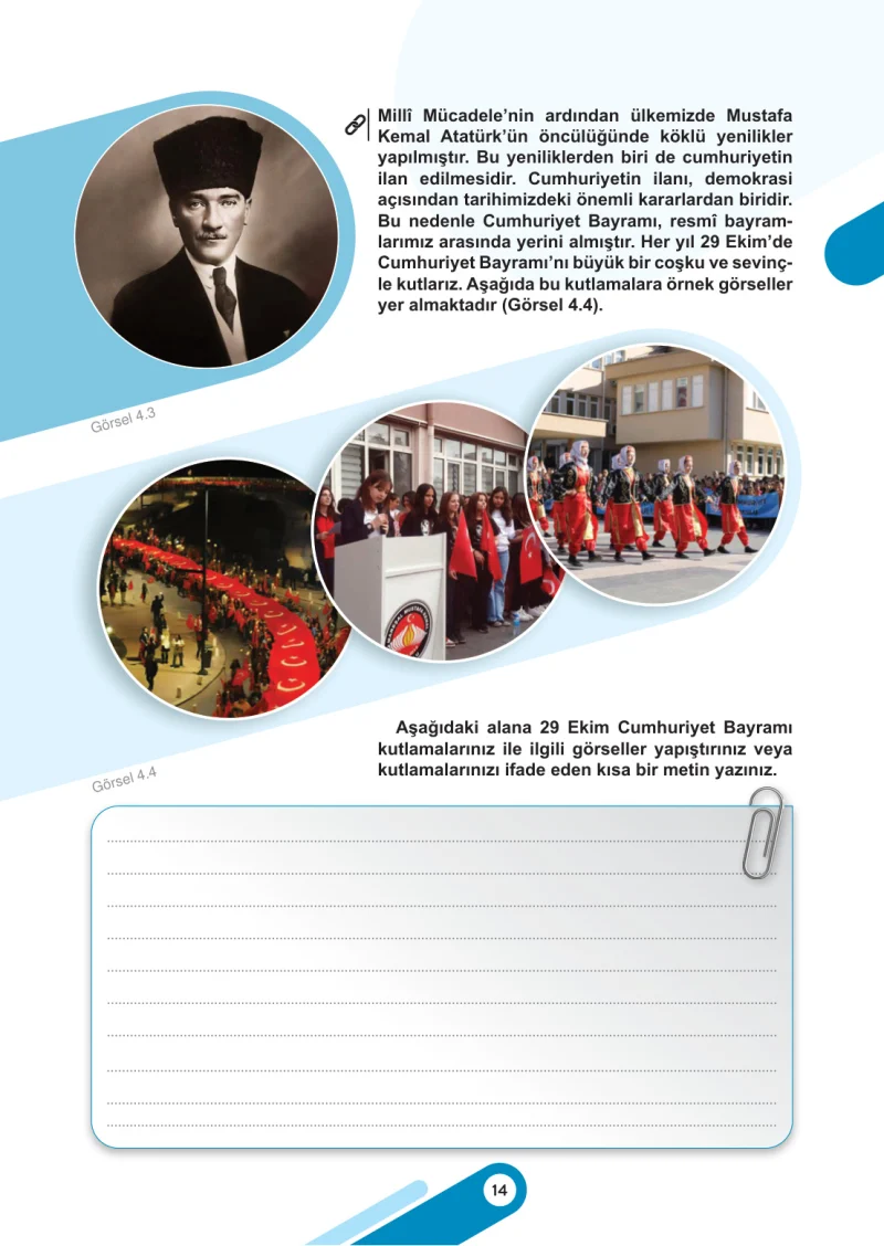 5. Sınıf Sosyal Bilgiler Ders Kitabı Cevapları Meb Yayınları 2. Kitap Sayfa 14