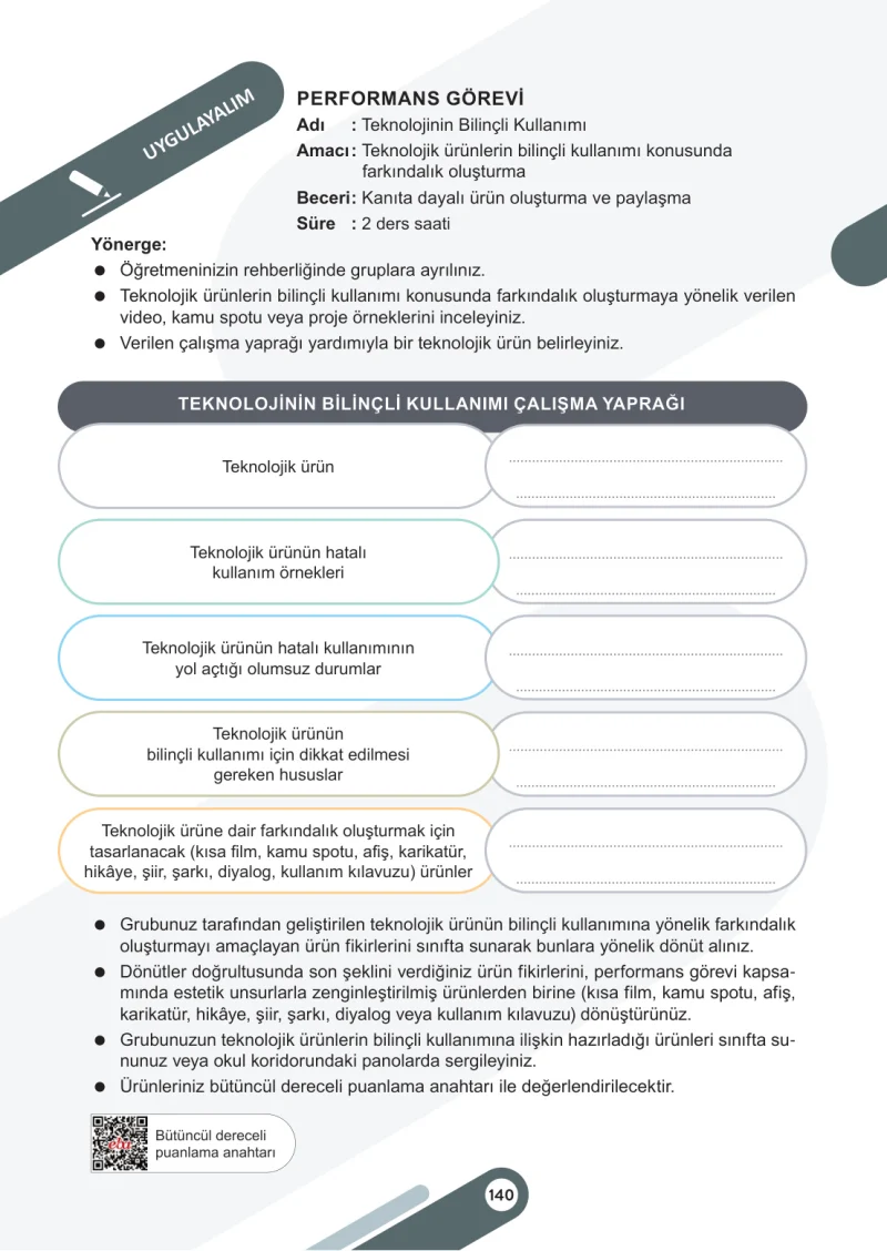 5. Sınıf Sosyal Bilgiler Ders Kitabı Cevapları Meb Yayınları 2. Kitap Sayfa 140