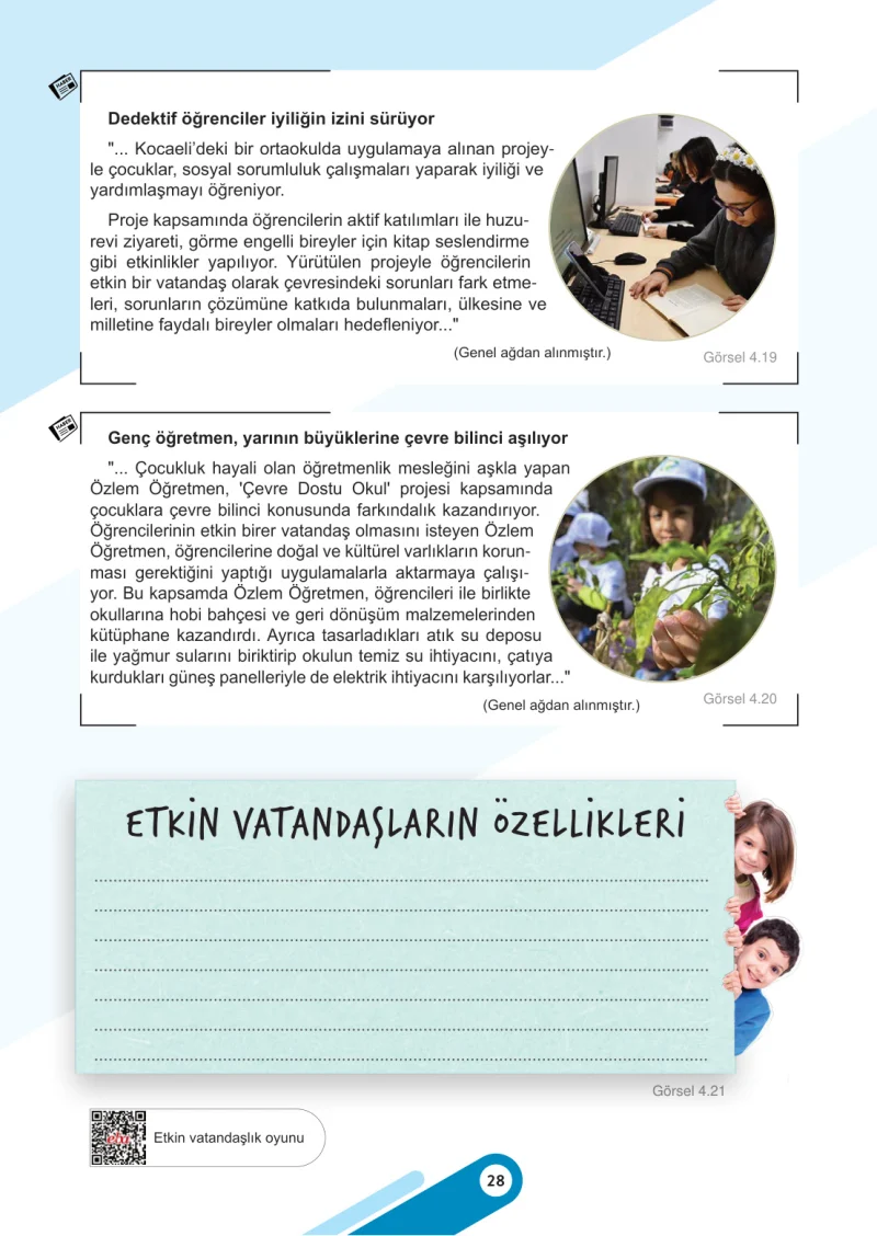 5. Sınıf Sosyal Bilgiler Ders Kitabı Cevapları Meb Yayınları 2. Kitap Sayfa 28