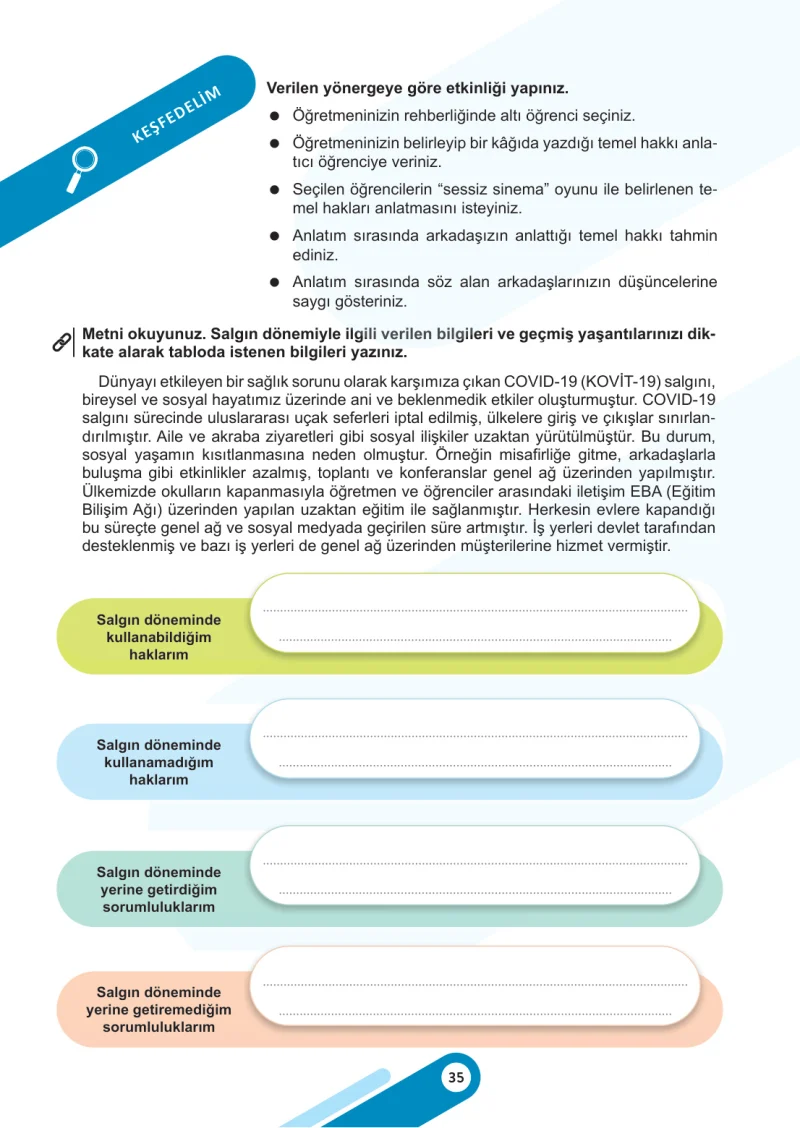 5. Sınıf Sosyal Bilgiler Ders Kitabı Cevapları Meb Yayınları 2. Kitap Sayfa 35