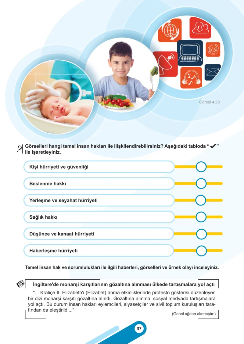 5. Sınıf Sosyal Bilgiler Ders Kitabı Cevapları Meb Yayınları 2. Kitap Sayfa 37