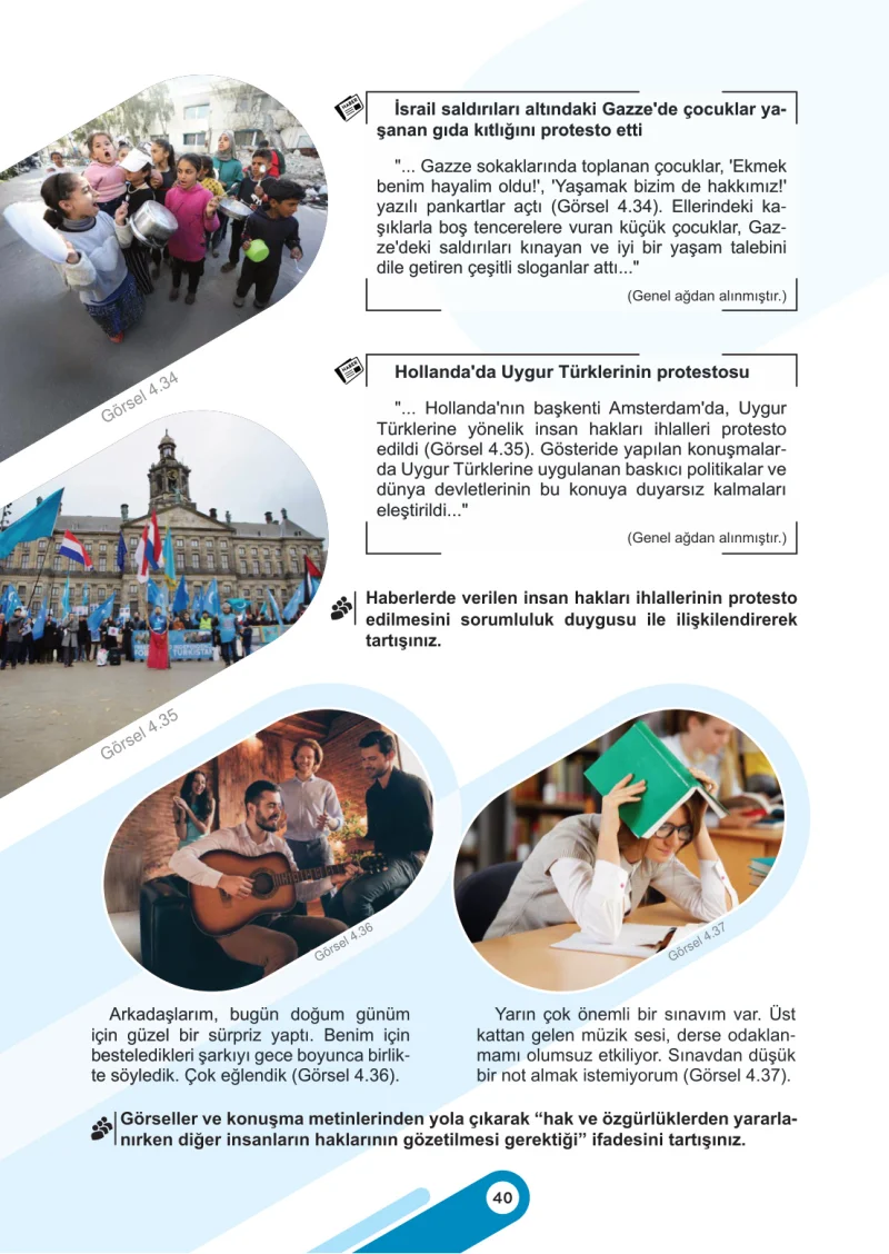 5. Sınıf Sosyal Bilgiler Ders Kitabı Cevapları Meb Yayınları 2. Kitap Sayfa 40