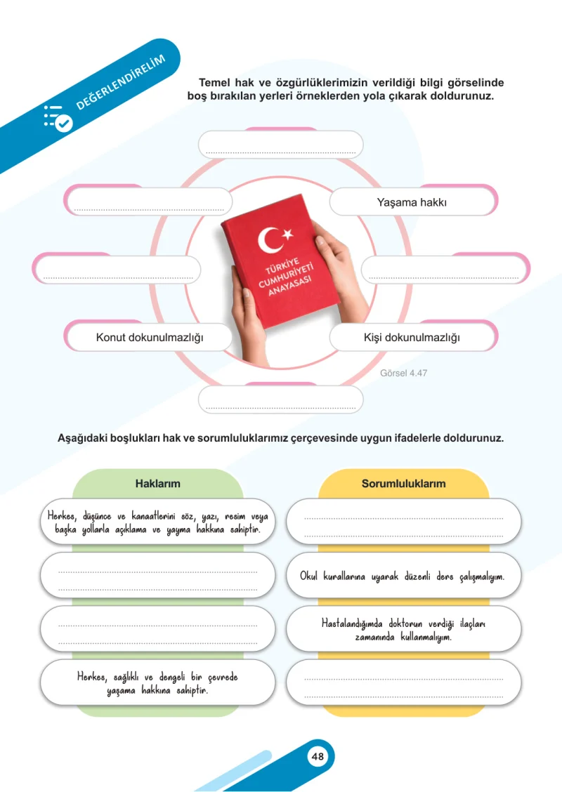 5. Sınıf Sosyal Bilgiler Ders Kitabı Cevapları Meb Yayınları 2. Kitap Sayfa 48