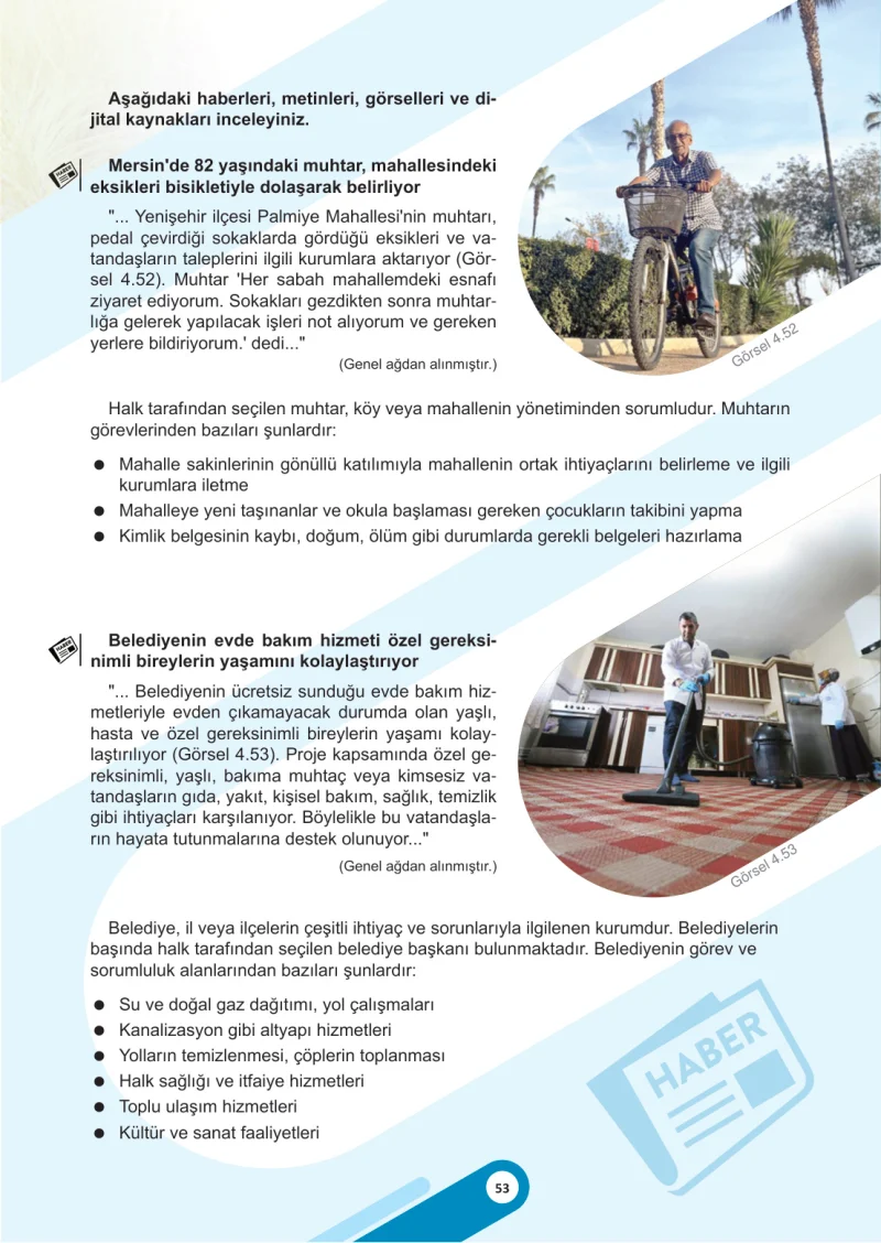 5. Sınıf Sosyal Bilgiler Ders Kitabı Cevapları Meb Yayınları 2. Kitap Sayfa 53