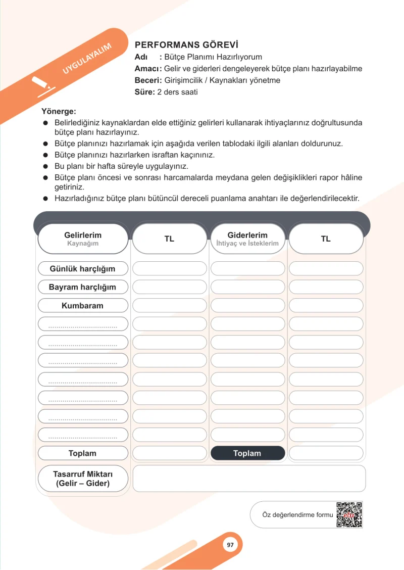 5. Sınıf Sosyal Bilgiler Ders Kitabı Cevapları Meb Yayınları 2. Kitap Sayfa 97