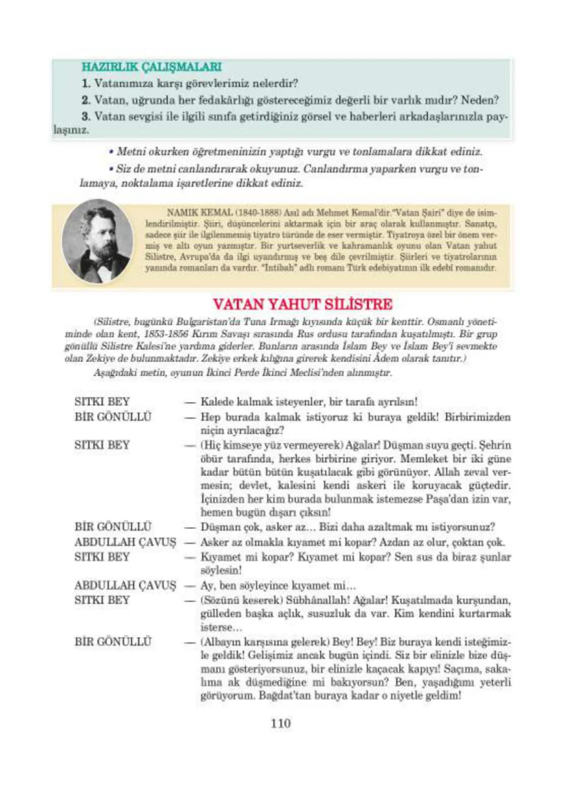 5. Sınıf Türkçe Ders Kitabı Cevapları Anıttepe Yayınları Sayfa 110