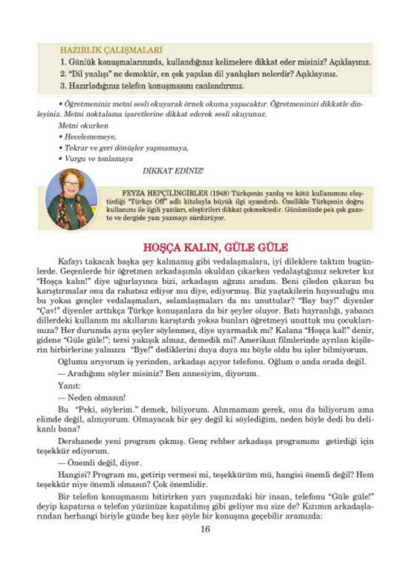5. Sınıf Türkçe Ders Kitabı Cevapları Anıttepe Yayınları Sayfa 16