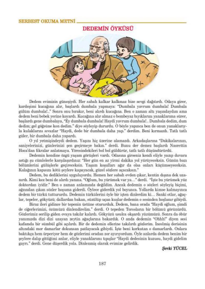 5. Sınıf Türkçe Ders Kitabı Cevapları Anıttepe Yayınları Sayfa 187