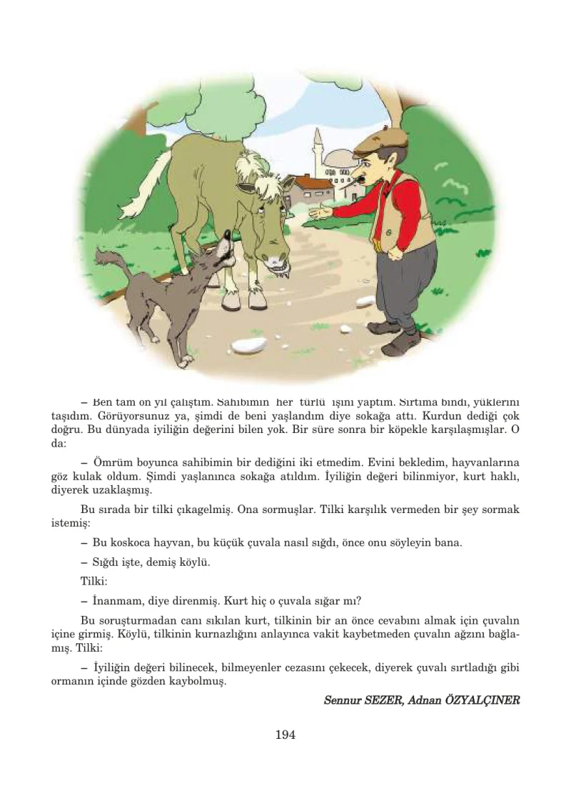 5. Sınıf Türkçe Ders Kitabı Cevapları Anıttepe Yayınları Sayfa 194
