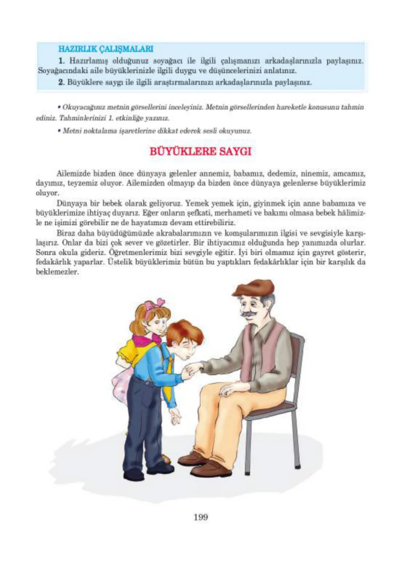5. Sınıf Türkçe Ders Kitabı Cevapları Anıttepe Yayınları Sayfa 199