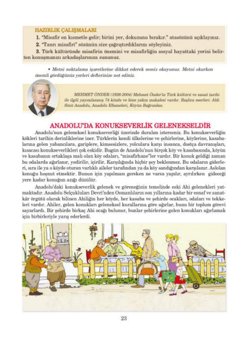 5. Sınıf Türkçe Ders Kitabı Cevapları Anıttepe Yayınları Sayfa 23