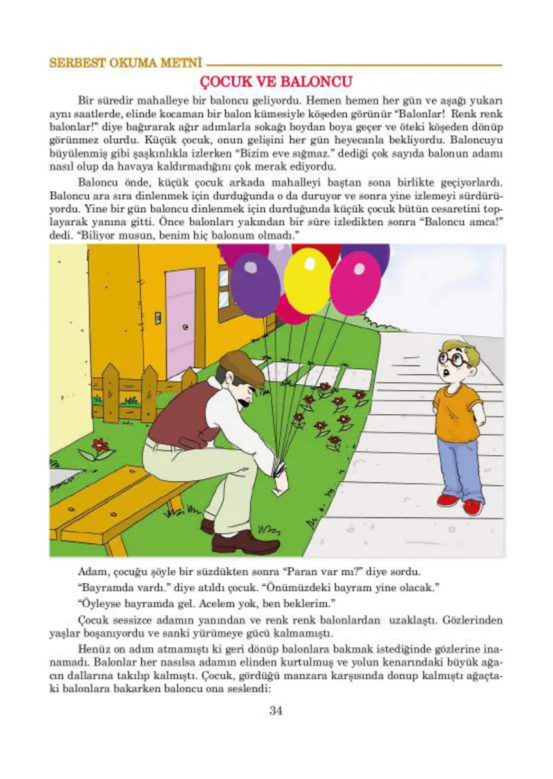 5. Sınıf Türkçe Ders Kitabı Cevapları Anıttepe Yayınları Sayfa 34