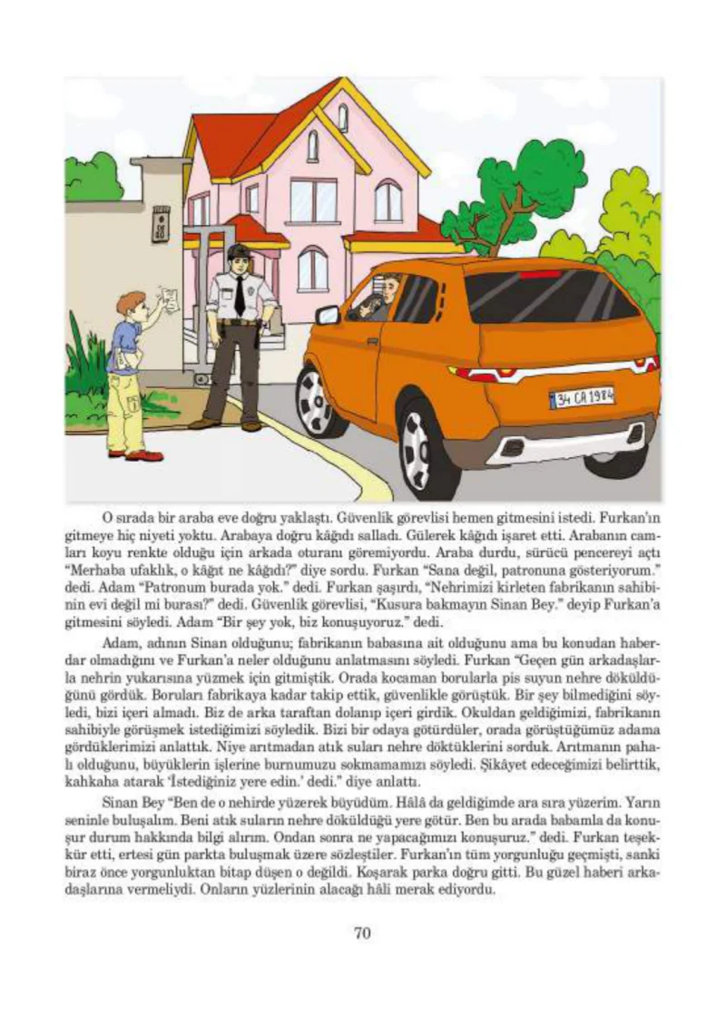 5. Sınıf Türkçe Ders Kitabı Cevapları Anıttepe Yayınları Sayfa 70