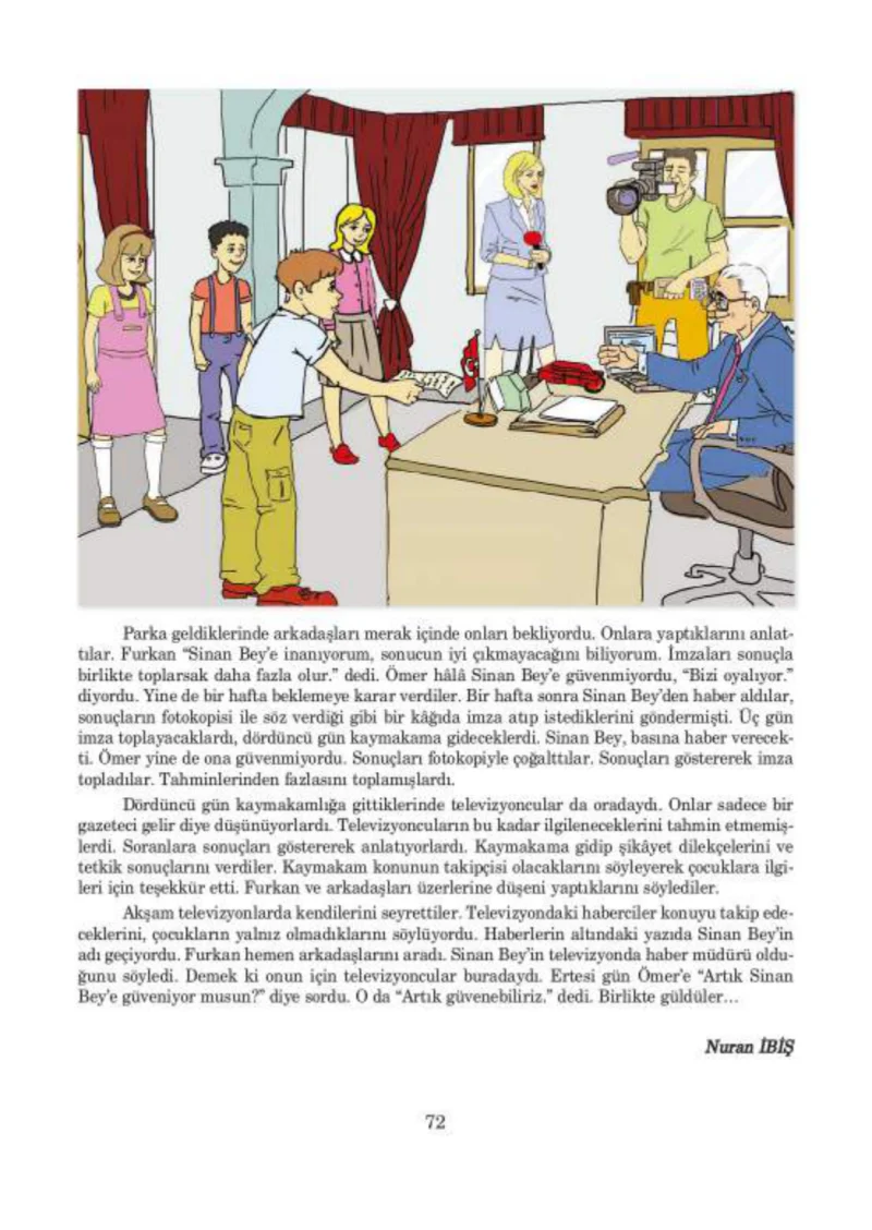 5. Sınıf Türkçe Ders Kitabı Cevapları Anıttepe Yayınları Sayfa 72