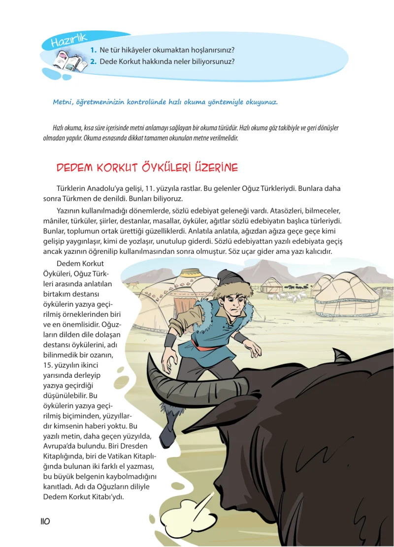 5. Sınıf Türkçe Ders Kitabı Cevapları Koza Yayınları Sayfa 110