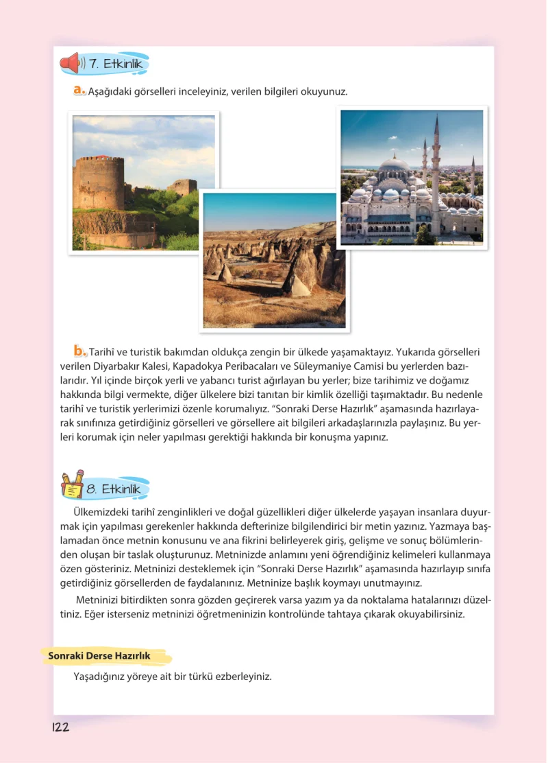 5. Sınıf Türkçe Ders Kitabı Cevapları Koza Yayınları Sayfa 122