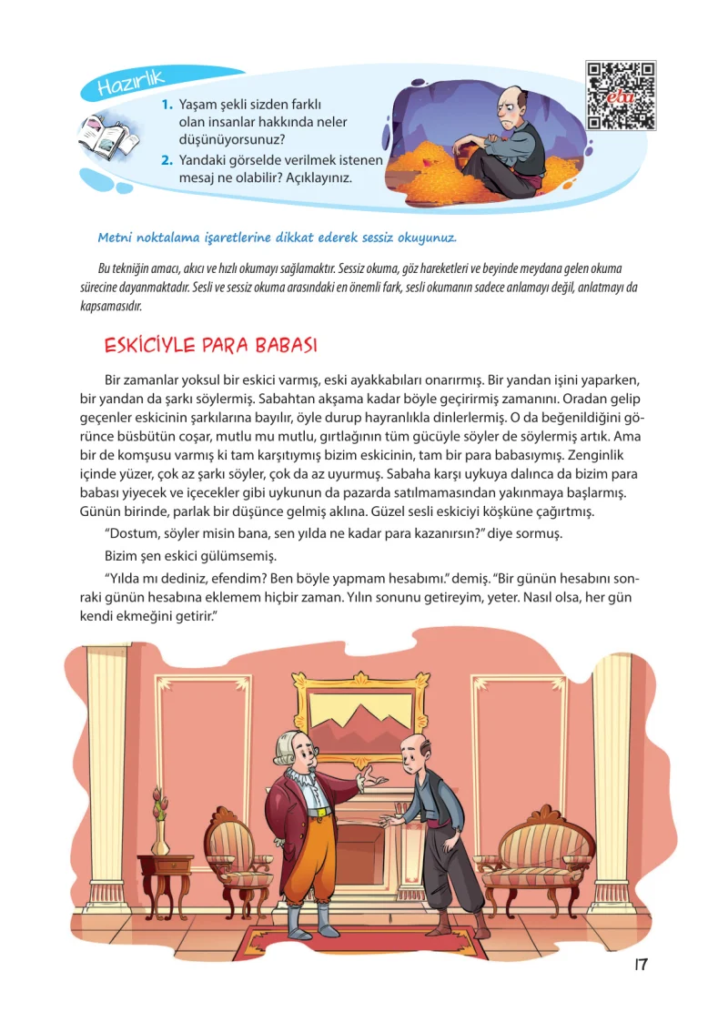 5. Sınıf Türkçe Ders Kitabı Cevapları Koza Yayınları Sayfa 17