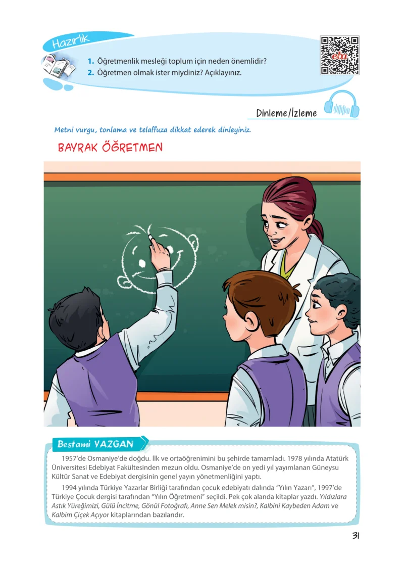5. Sınıf Türkçe Ders Kitabı Cevapları Koza Yayınları Sayfa 31