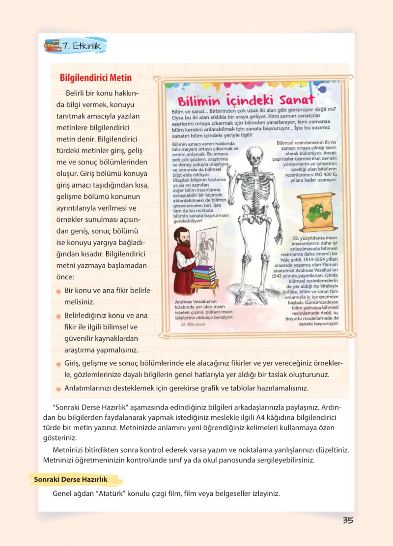 5. Sınıf Türkçe Ders Kitabı Cevapları Koza Yayınları Sayfa 35