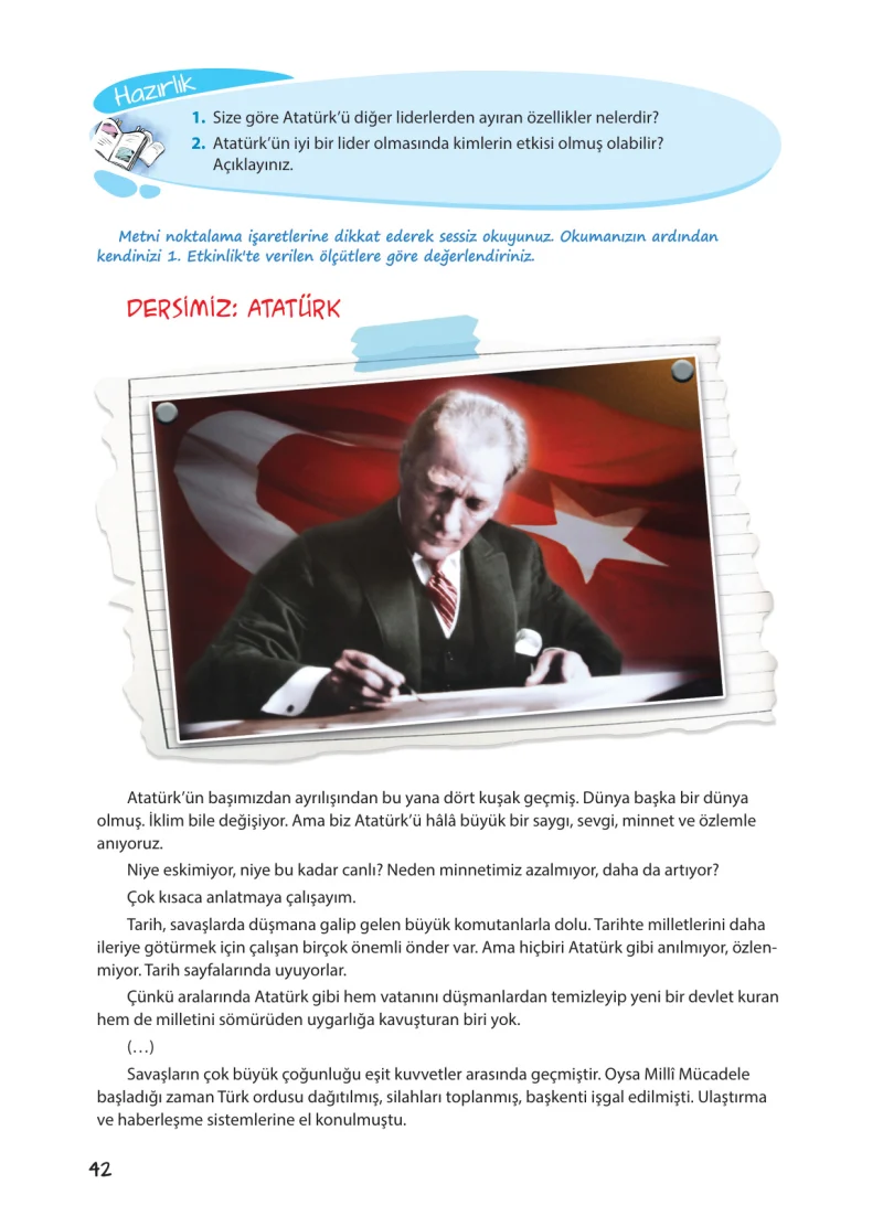 5. Sınıf Türkçe Ders Kitabı Cevapları Koza Yayınları Sayfa 42