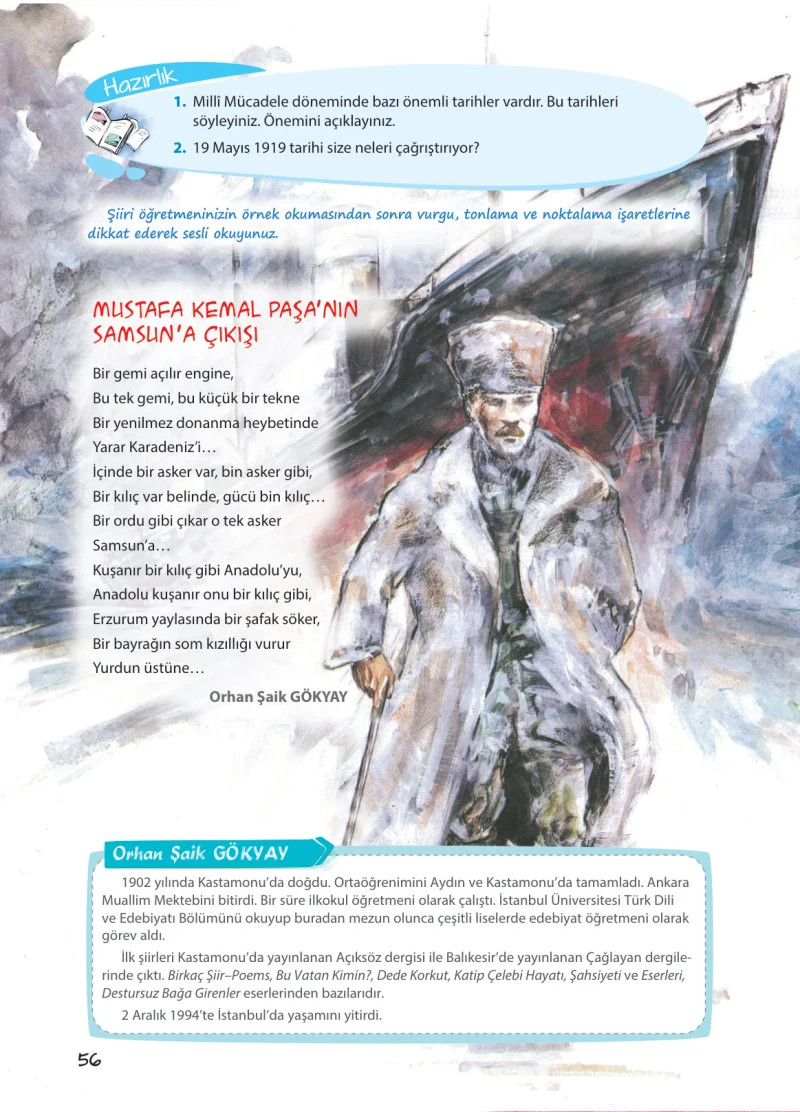 5. Sınıf Türkçe Ders Kitabı Cevapları Koza Yayınları Sayfa 56