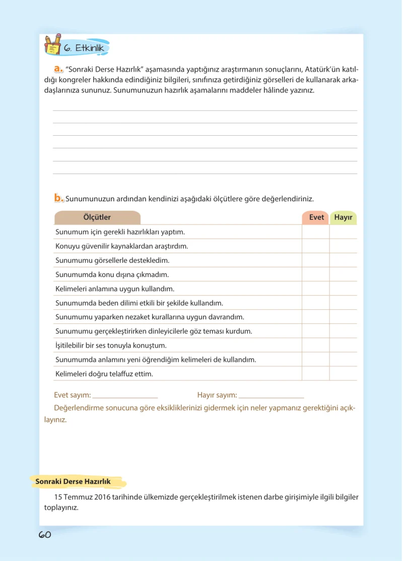 5. Sınıf Türkçe Ders Kitabı Cevapları Koza Yayınları Sayfa 60