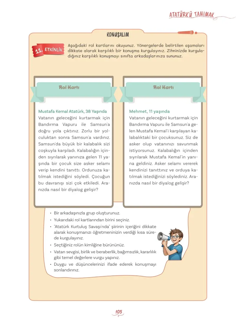 5. Sınıf Türkçe Ders Kitabı Cevapları Meb Yayınları 1 Sayfa 105