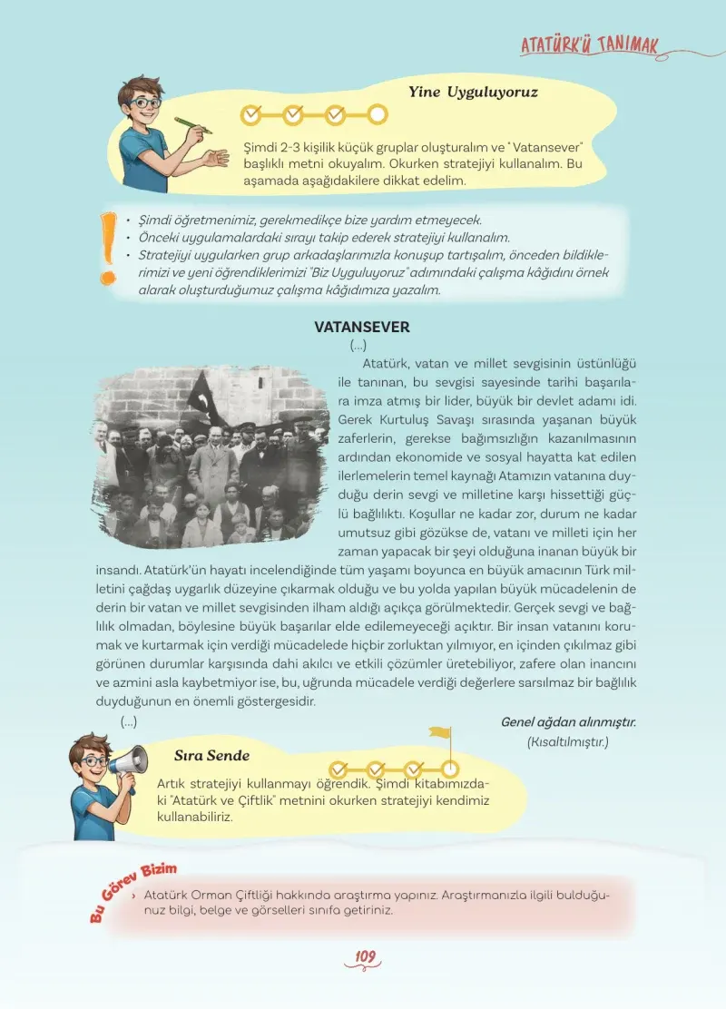 5. Sınıf Türkçe Ders Kitabı Cevapları Meb Yayınları 1 Sayfa 109