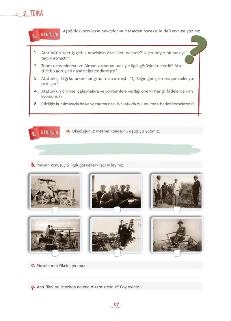 5. Sınıf Türkçe Ders Kitabı Cevapları Meb Yayınları 1 Sayfa 112