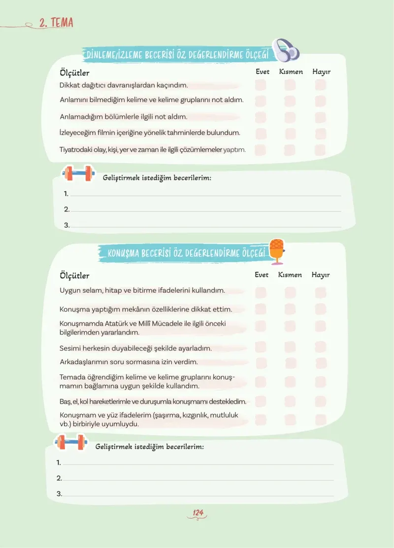 5. Sınıf Türkçe Ders Kitabı Cevapları Meb Yayınları 1 Sayfa 124