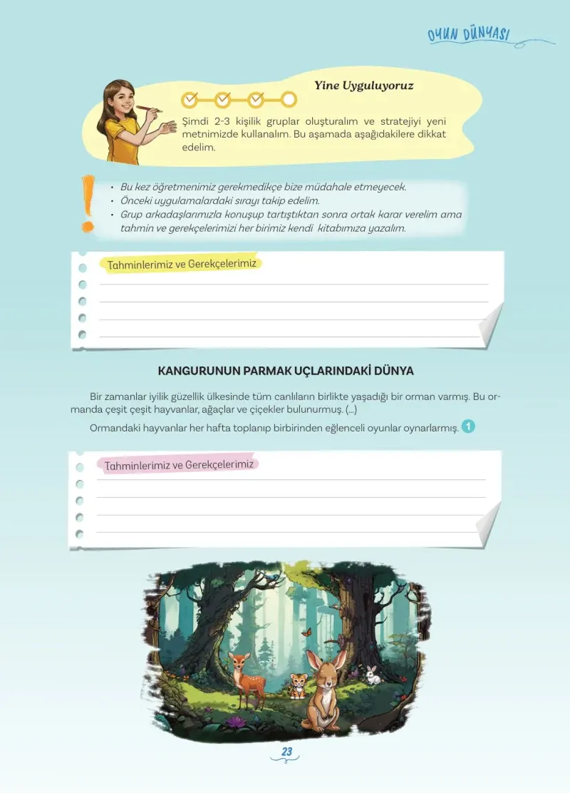 5. Sınıf Türkçe Ders Kitabı Cevapları Meb Yayınları 1 Sayfa 23