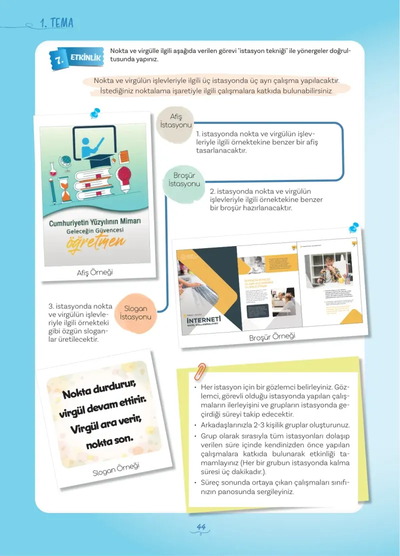 5. Sınıf Türkçe Ders Kitabı Cevapları Meb Yayınları 1 Sayfa 44