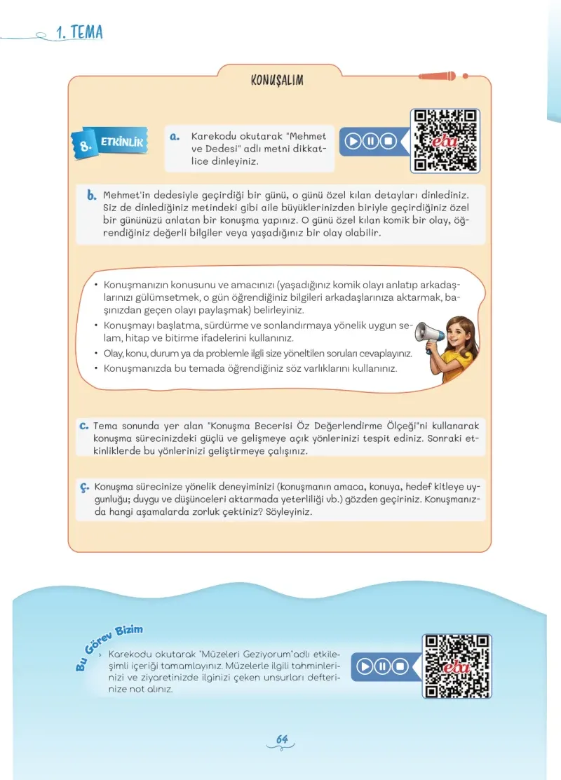 5. Sınıf Türkçe Ders Kitabı Cevapları Meb Yayınları 1 Sayfa 64