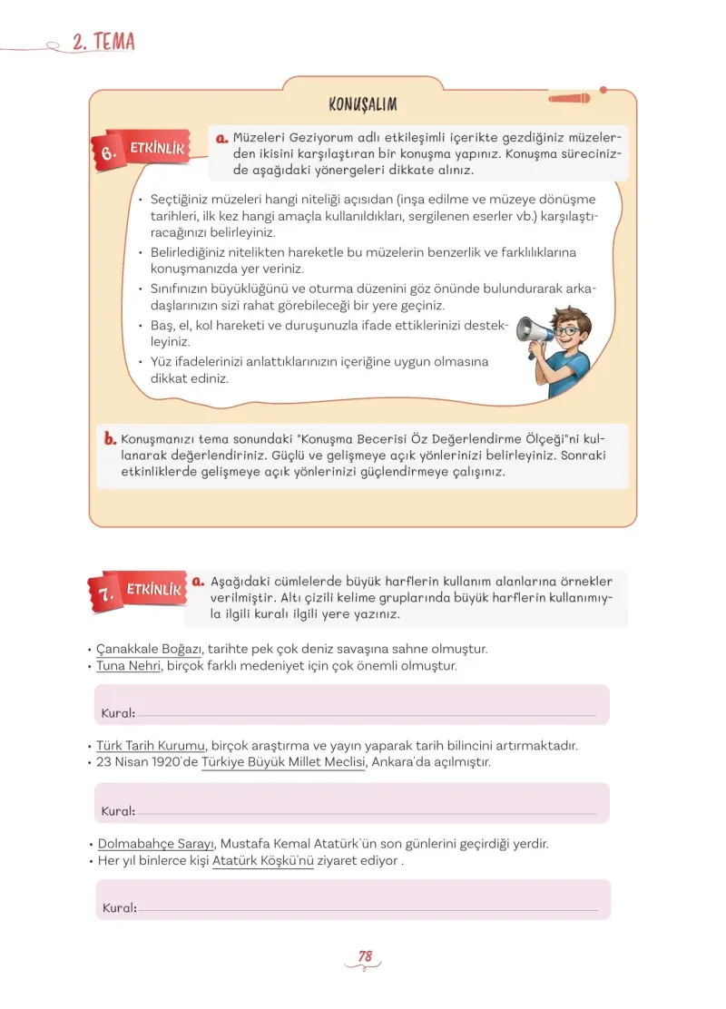 5. Sınıf Türkçe Ders Kitabı Cevapları Meb Yayınları 1 Sayfa 78
