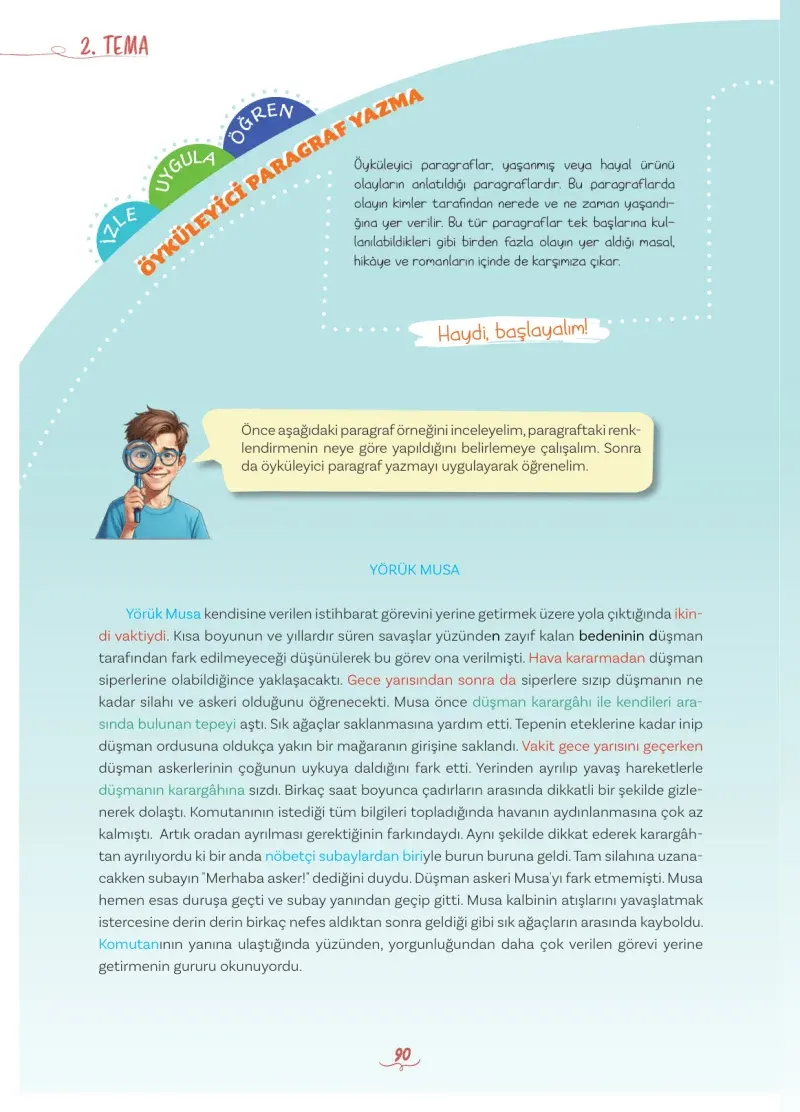 5. Sınıf Türkçe Ders Kitabı Cevapları Meb Yayınları 1 Sayfa 90