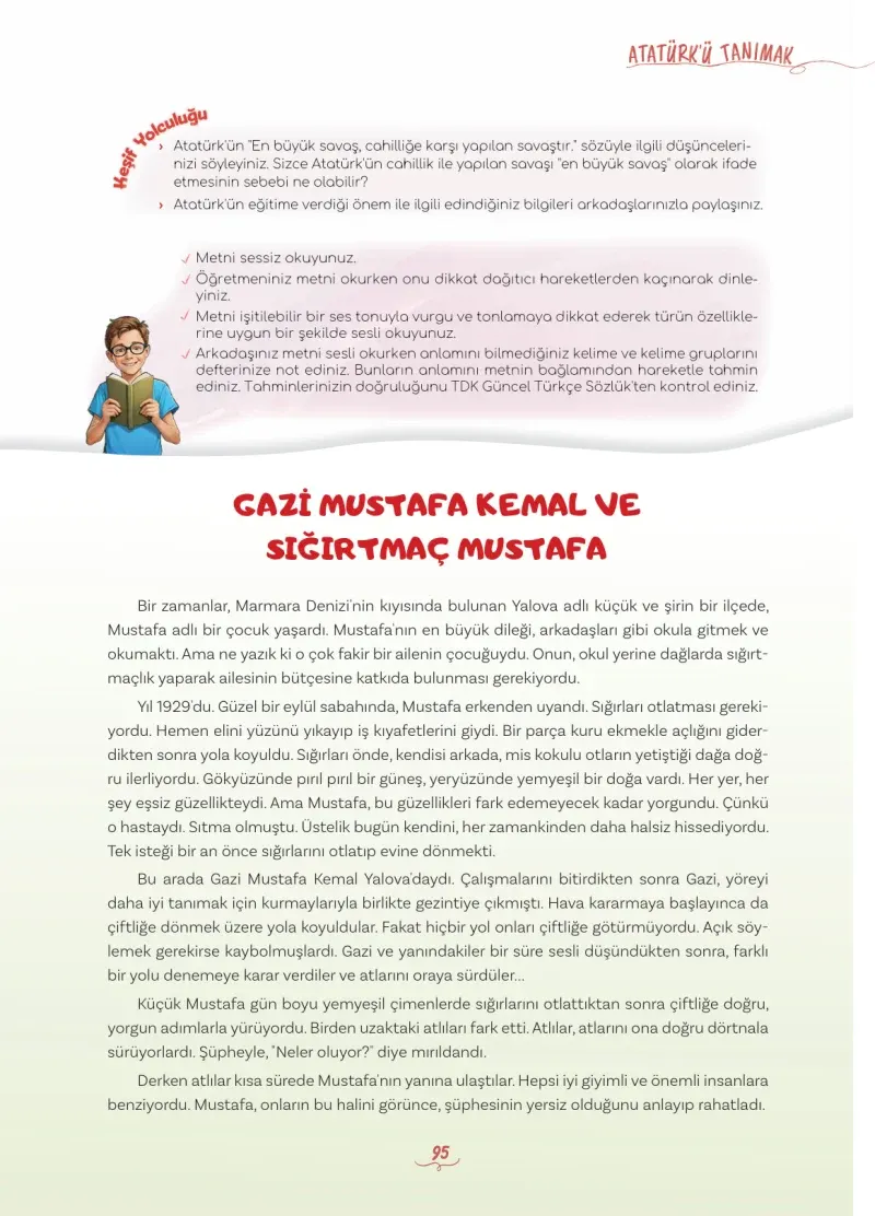 5. Sınıf Türkçe Ders Kitabı Cevapları Meb Yayınları 1 Sayfa 95