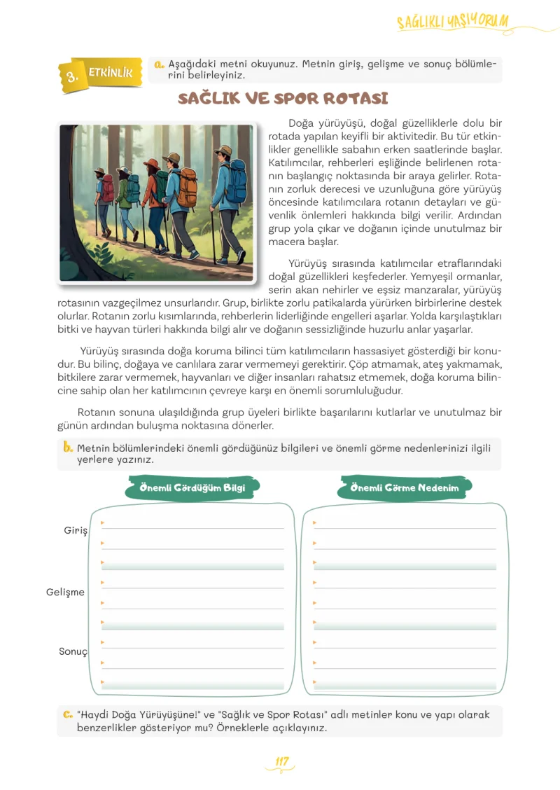 5. Sınıf Türkçe Ders Kitabı Cevapları Meb Yayınları 2. Kitap Sayfa 117