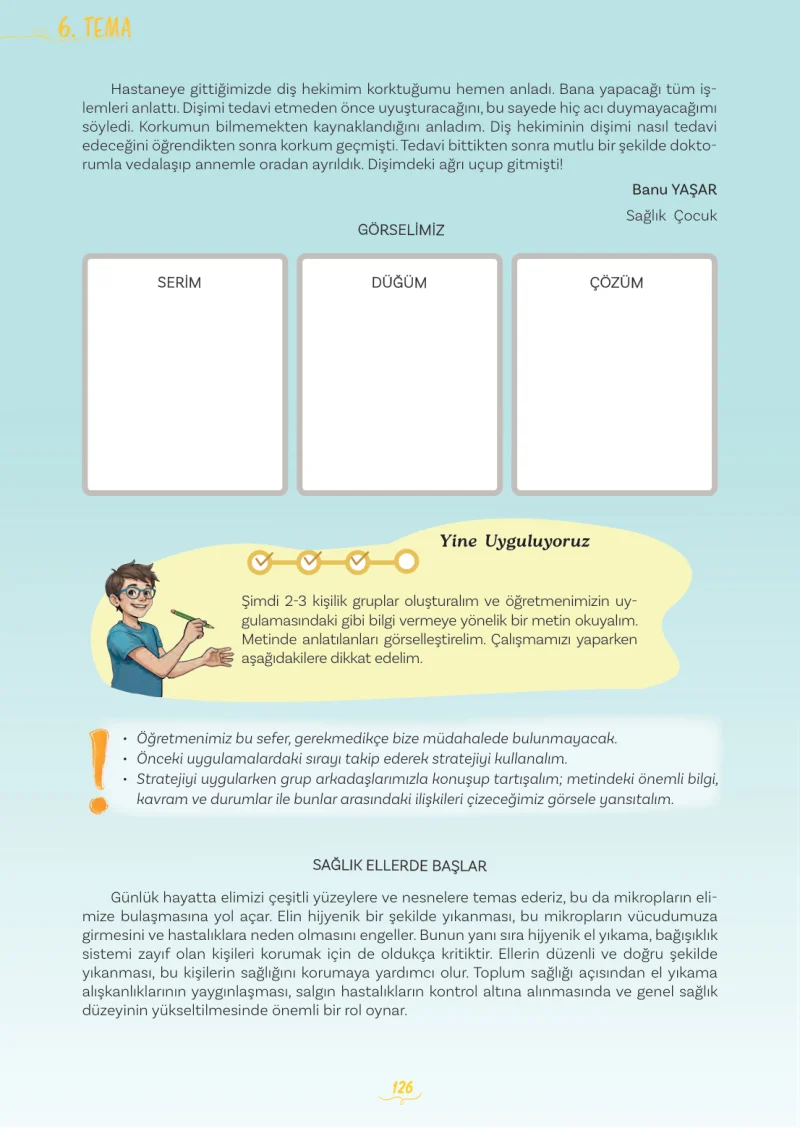 5. Sınıf Türkçe Ders Kitabı Cevapları Meb Yayınları 2. Kitap Sayfa 126