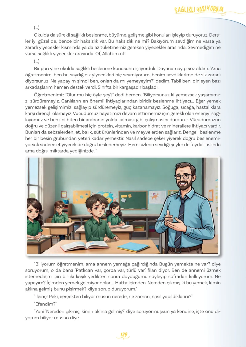5. Sınıf Türkçe Ders Kitabı Cevapları Meb Yayınları 2. Kitap Sayfa 129