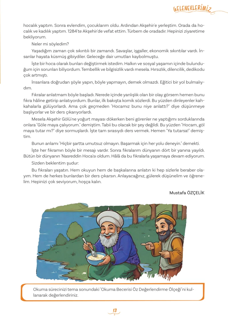 5. Sınıf Türkçe Ders Kitabı Cevapları Meb Yayınları 2. Kitap Sayfa 13
