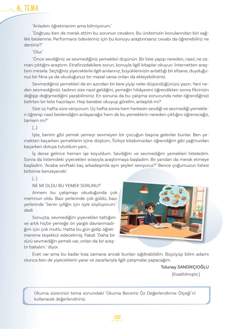 5. Sınıf Türkçe Ders Kitabı Cevapları Meb Yayınları 2. Kitap Sayfa 130