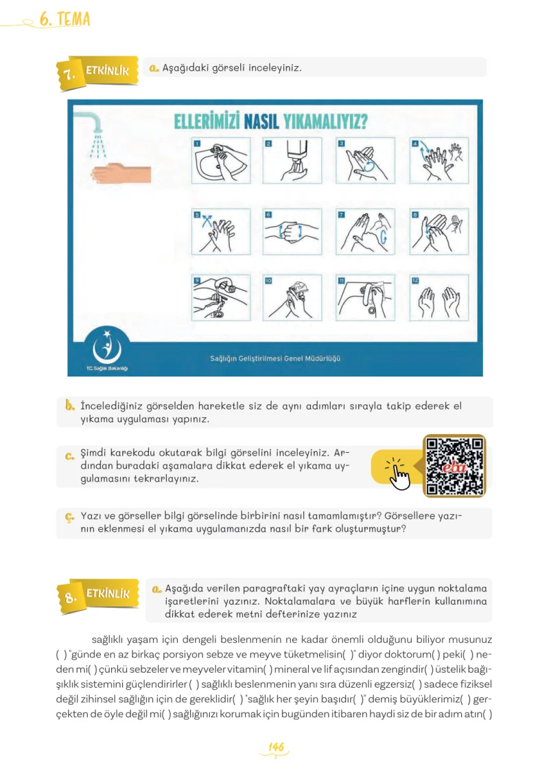 5. Sınıf Türkçe Ders Kitabı Cevapları Meb Yayınları 2. Kitap Sayfa 146